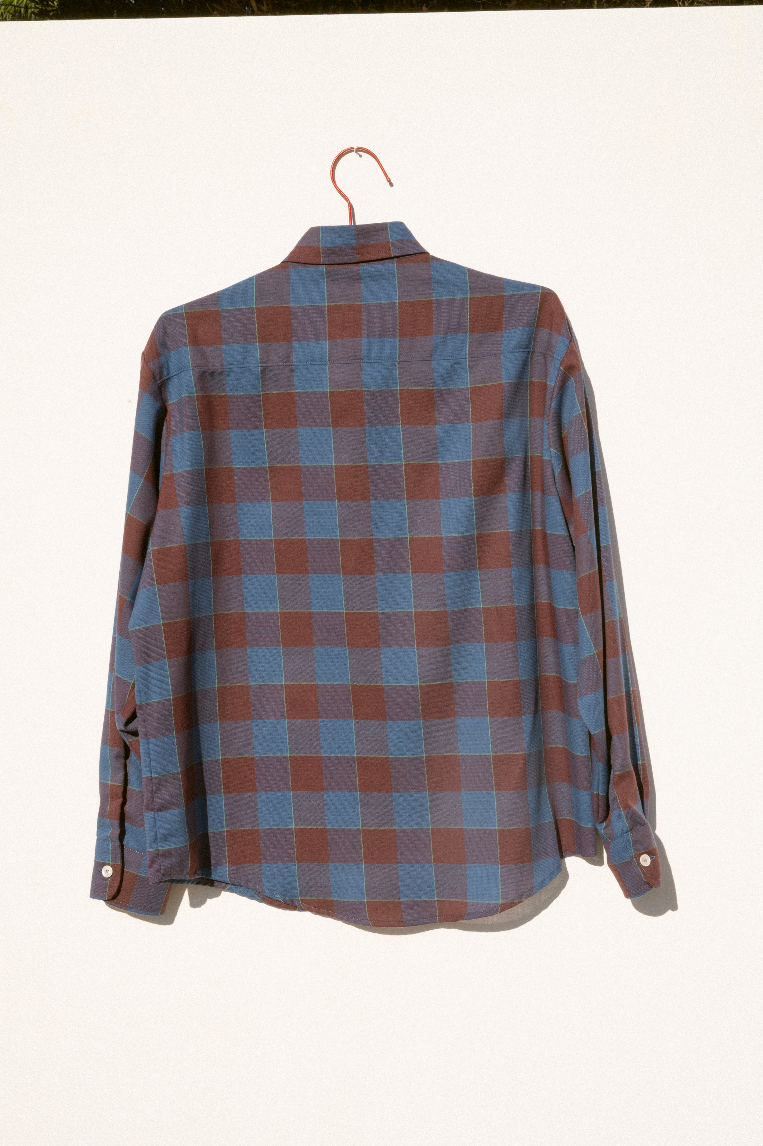 Sequoia Shirt - Blue Gauze Plaid