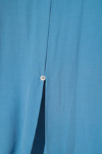 Nancy Button-Waist Shirt - Blue