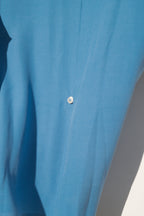 Nancy Button-Waist Shirt - Blue