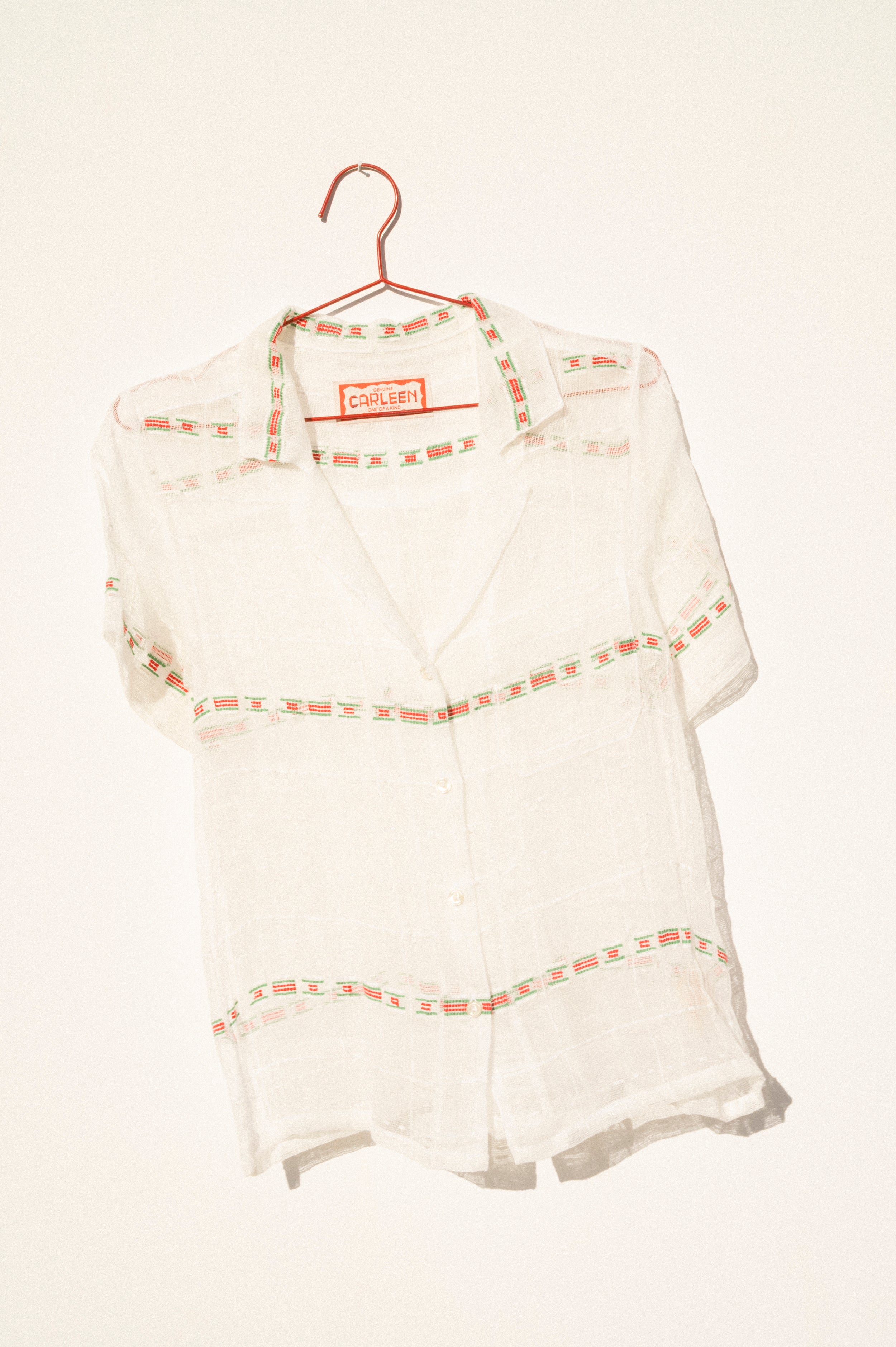Nancy Button-Waist Shirt - One Of A Kind (Small)