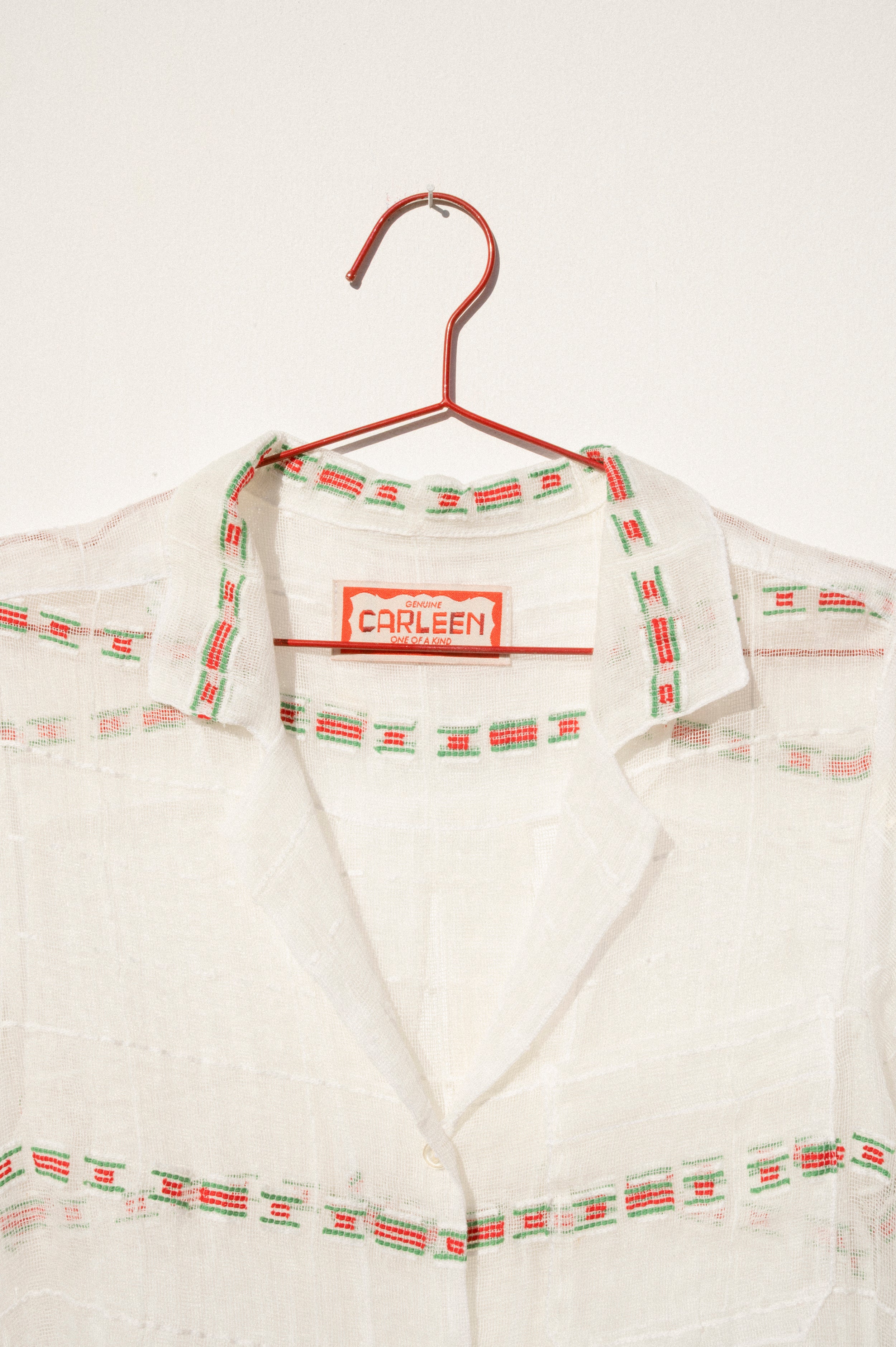 Nancy Button-Waist Shirt - One Of A Kind (Small)