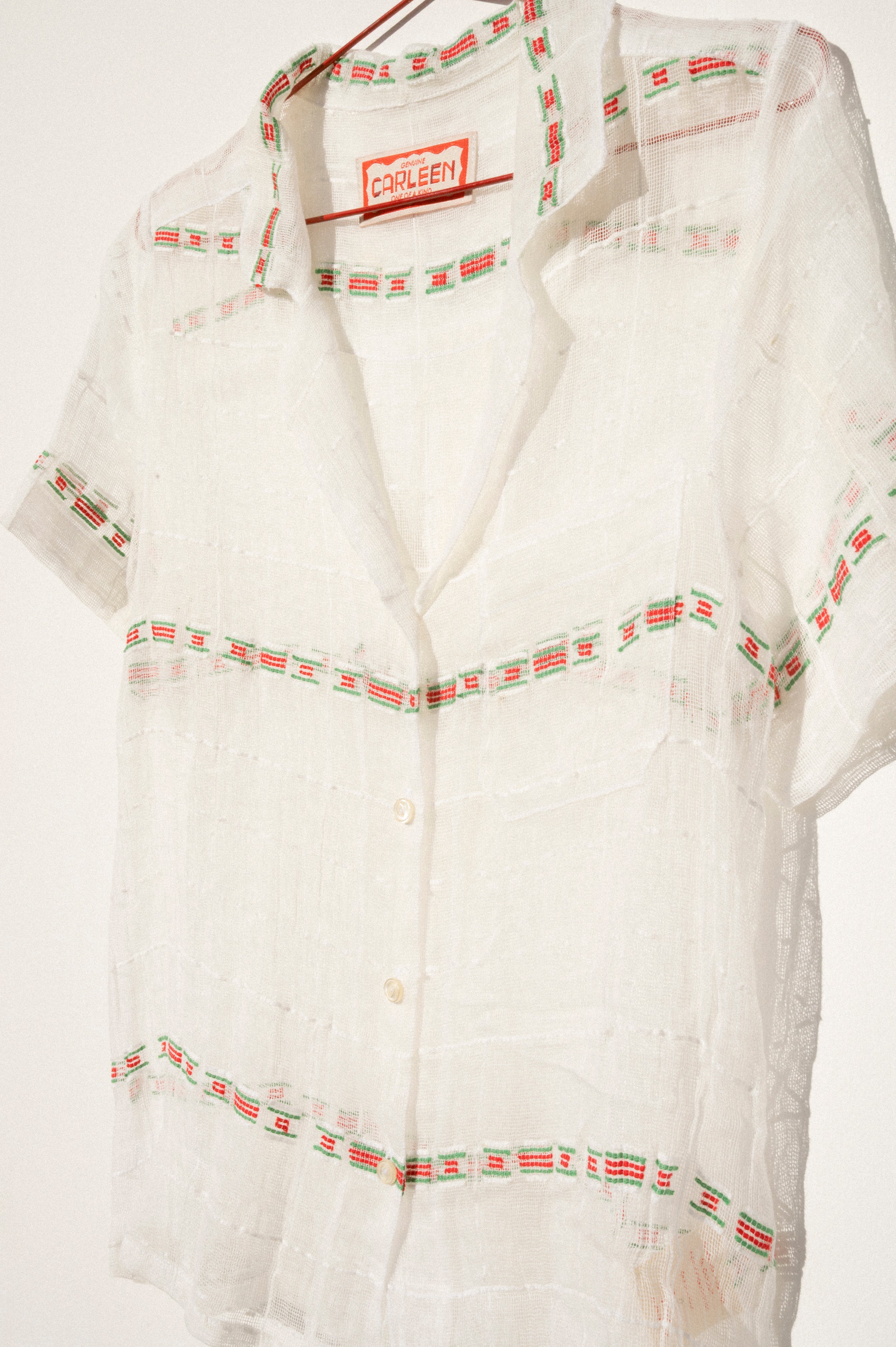 Nancy Button-Waist Shirt - One Of A Kind (Small)