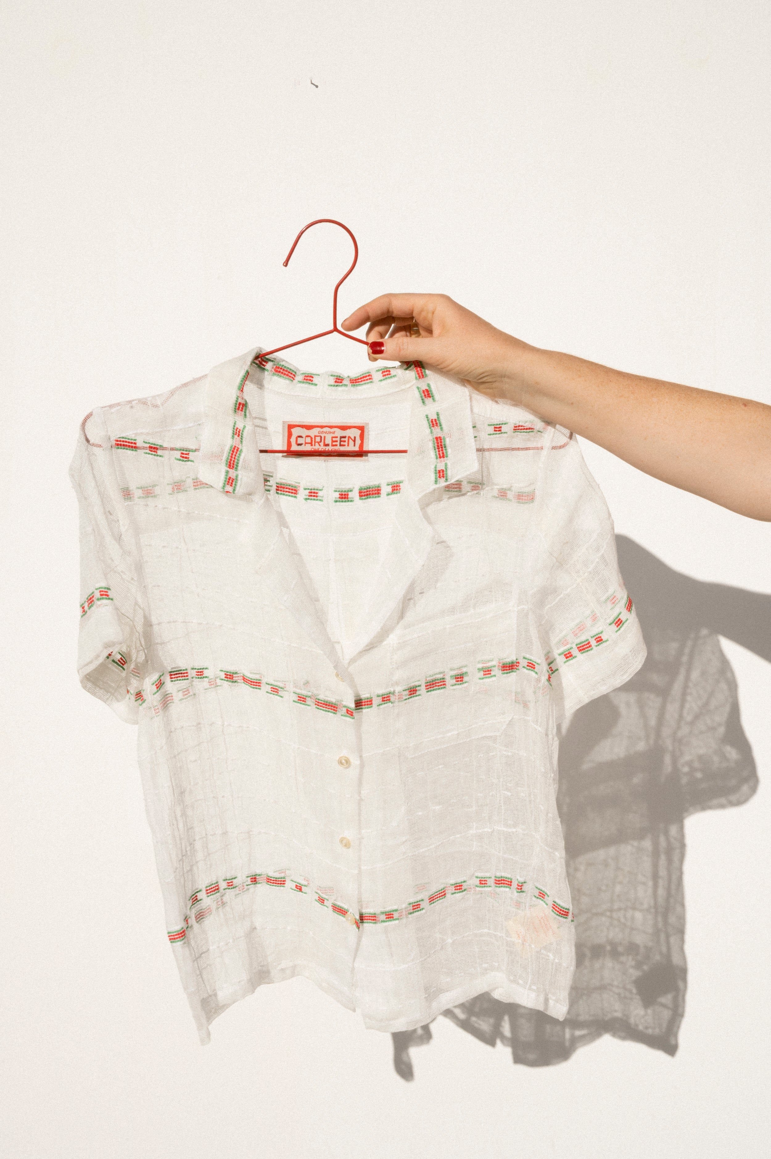 Nancy Button-Waist Shirt - One Of A Kind (Small)