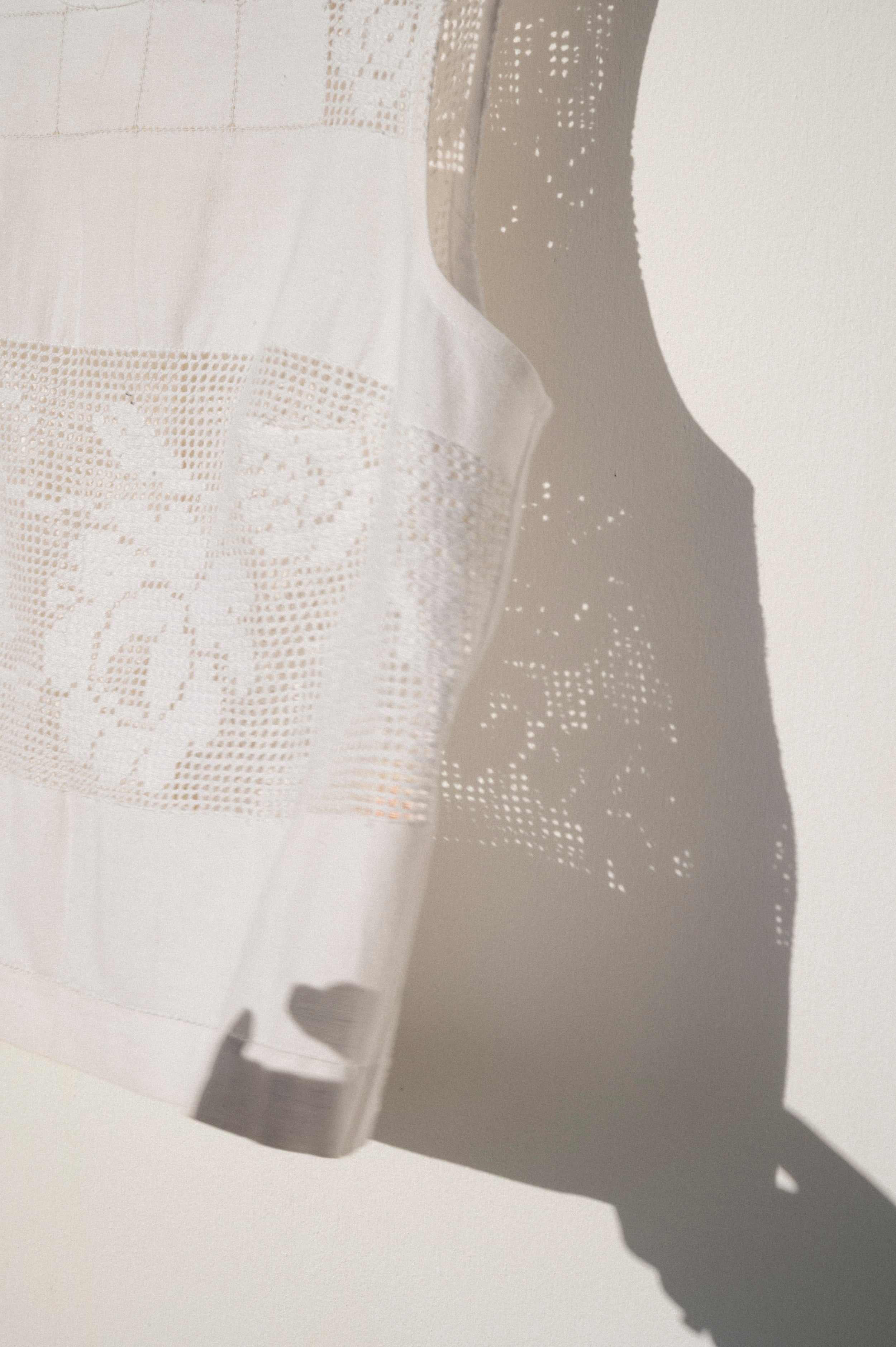 Zoe Sleeveless Shell - Floral Openwork (S)