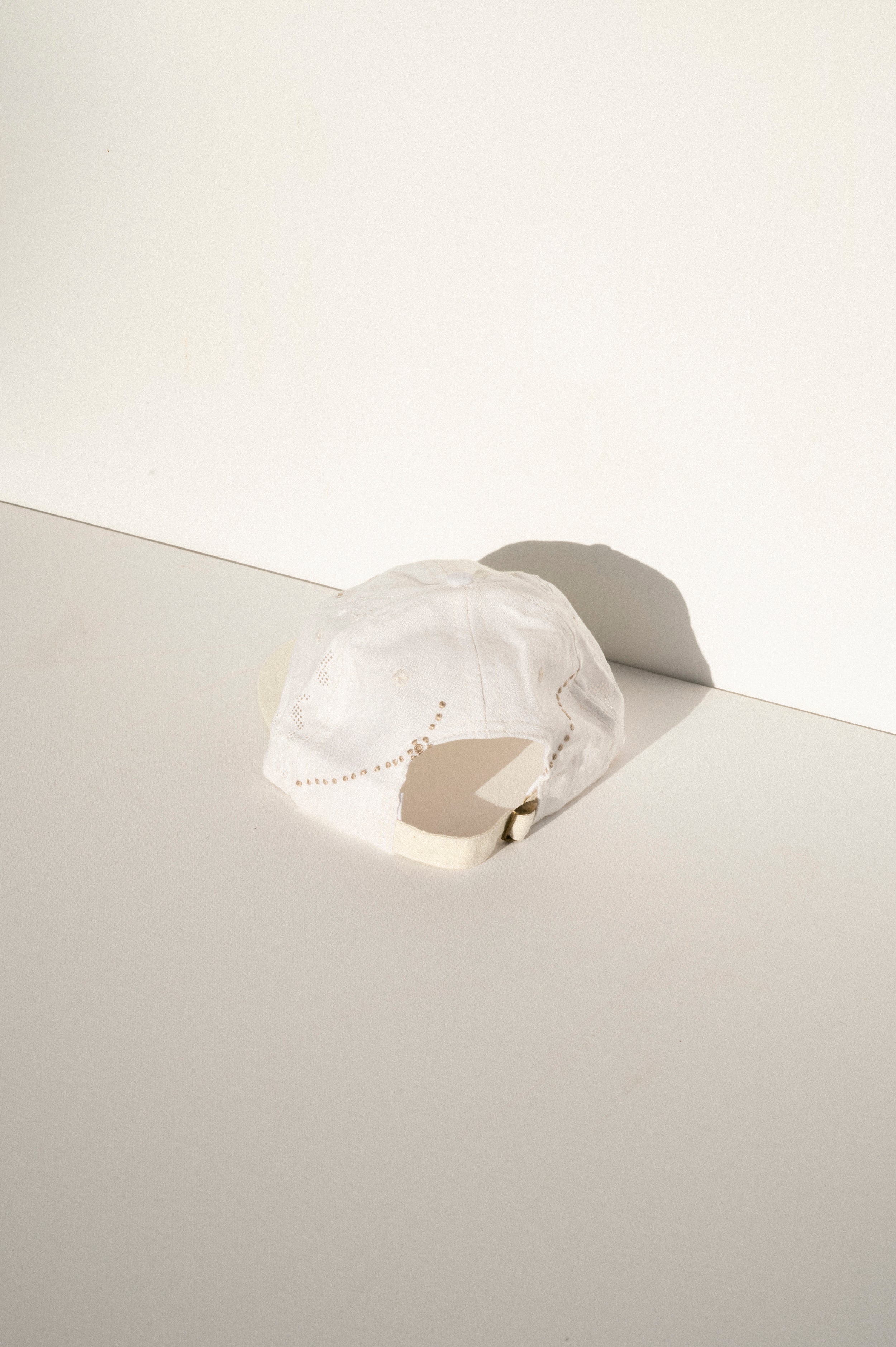 Ball Cap - White Vintage Tablecloths #4