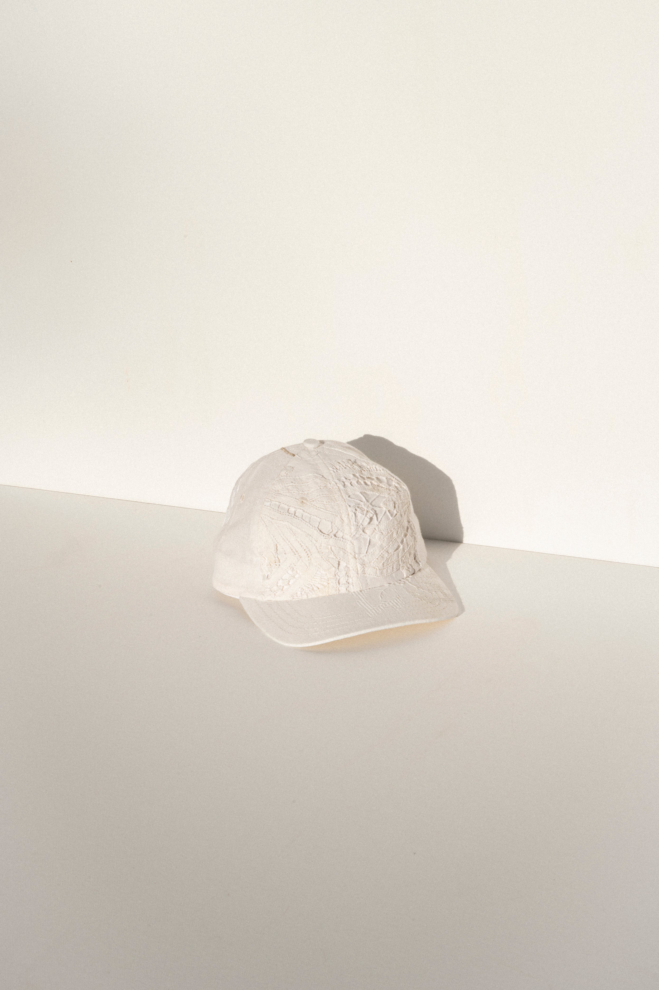 Ball Cap - White Vintage Tablecloths #5
