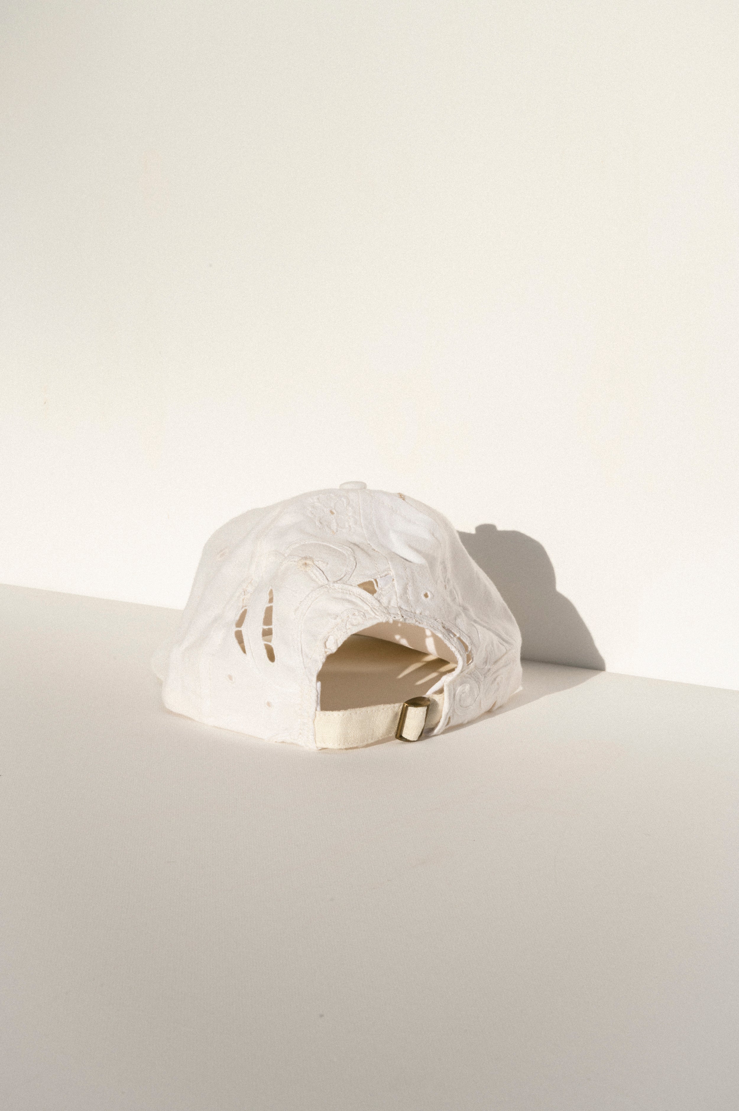 Ball Cap - White Vintage Tablecloths #5