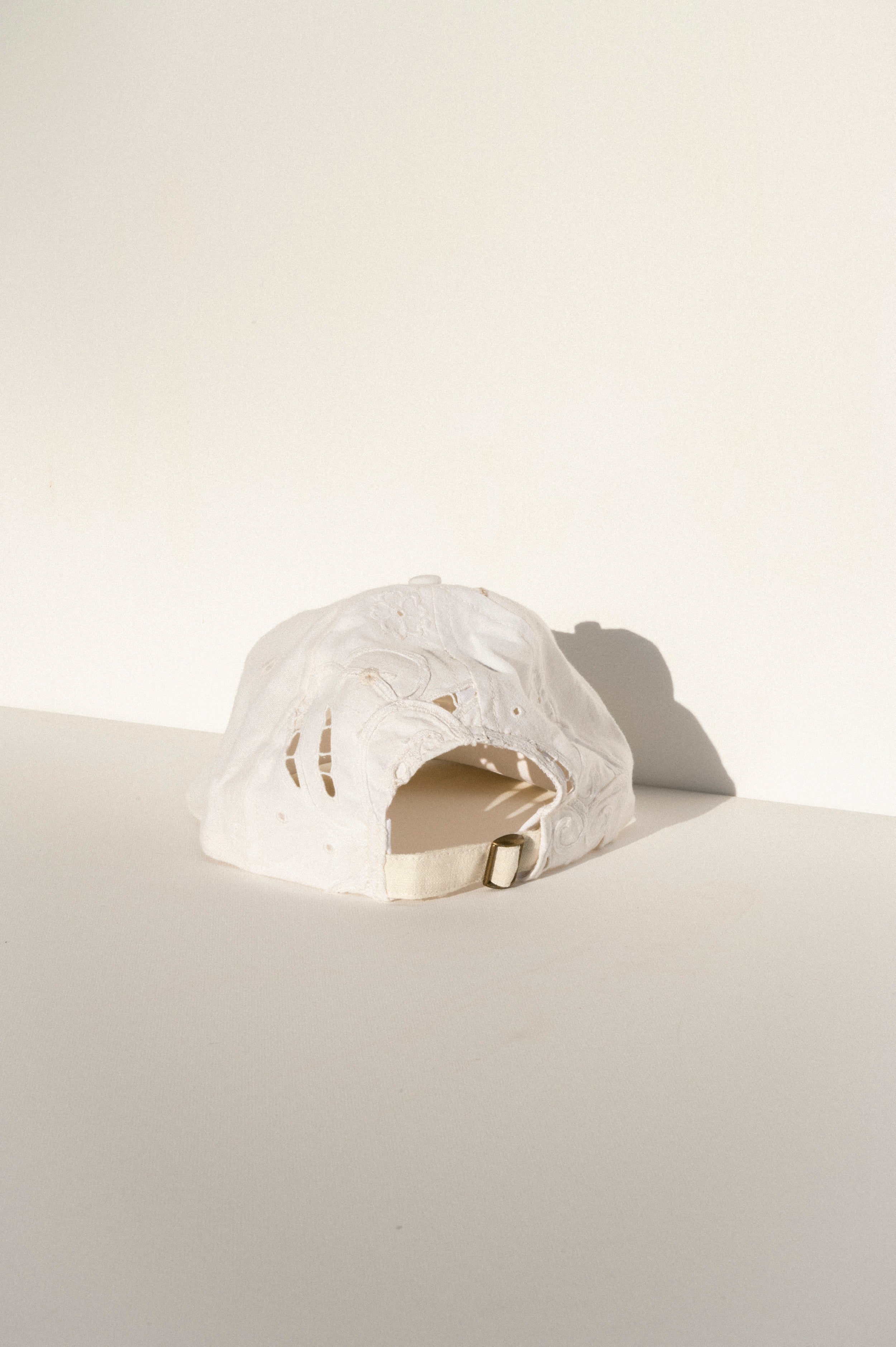 Ball Cap - White Vintage Tablecloths #5