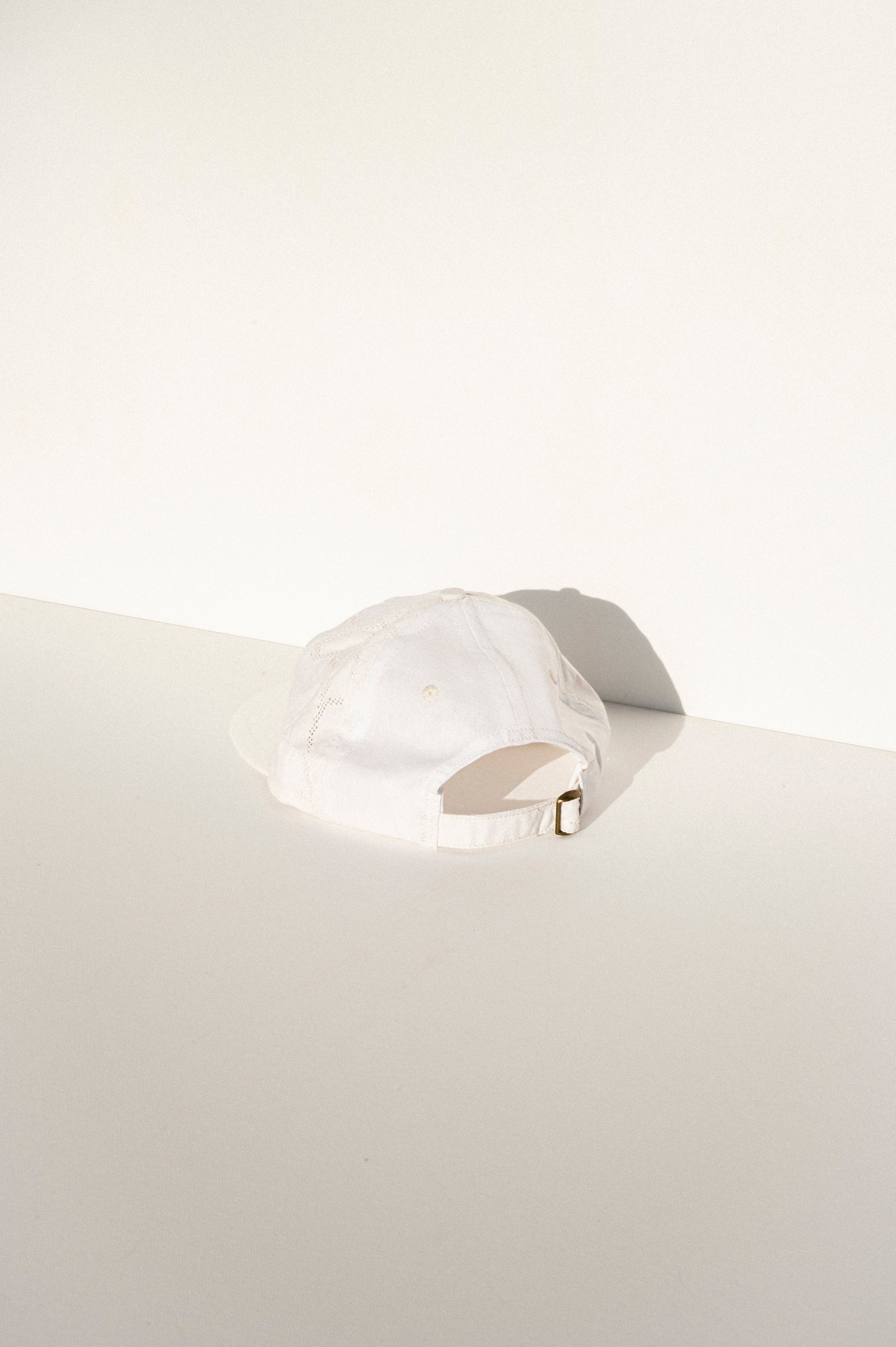 Ball Cap - White Vintage Tablecloths #6