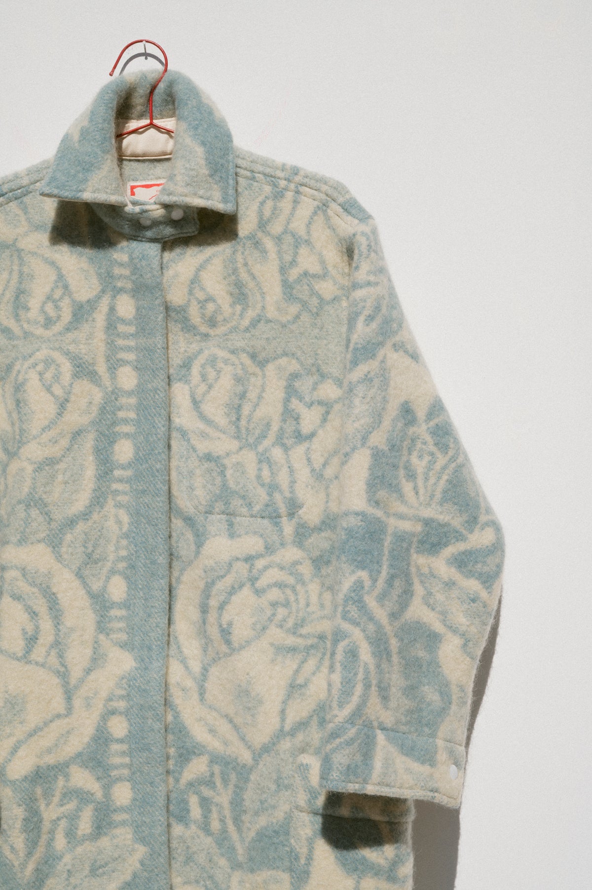 Wool Harris Duster - Light Blue (Medium)
