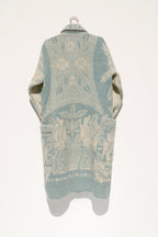 Wool Harris Duster - Light Blue (Medium)