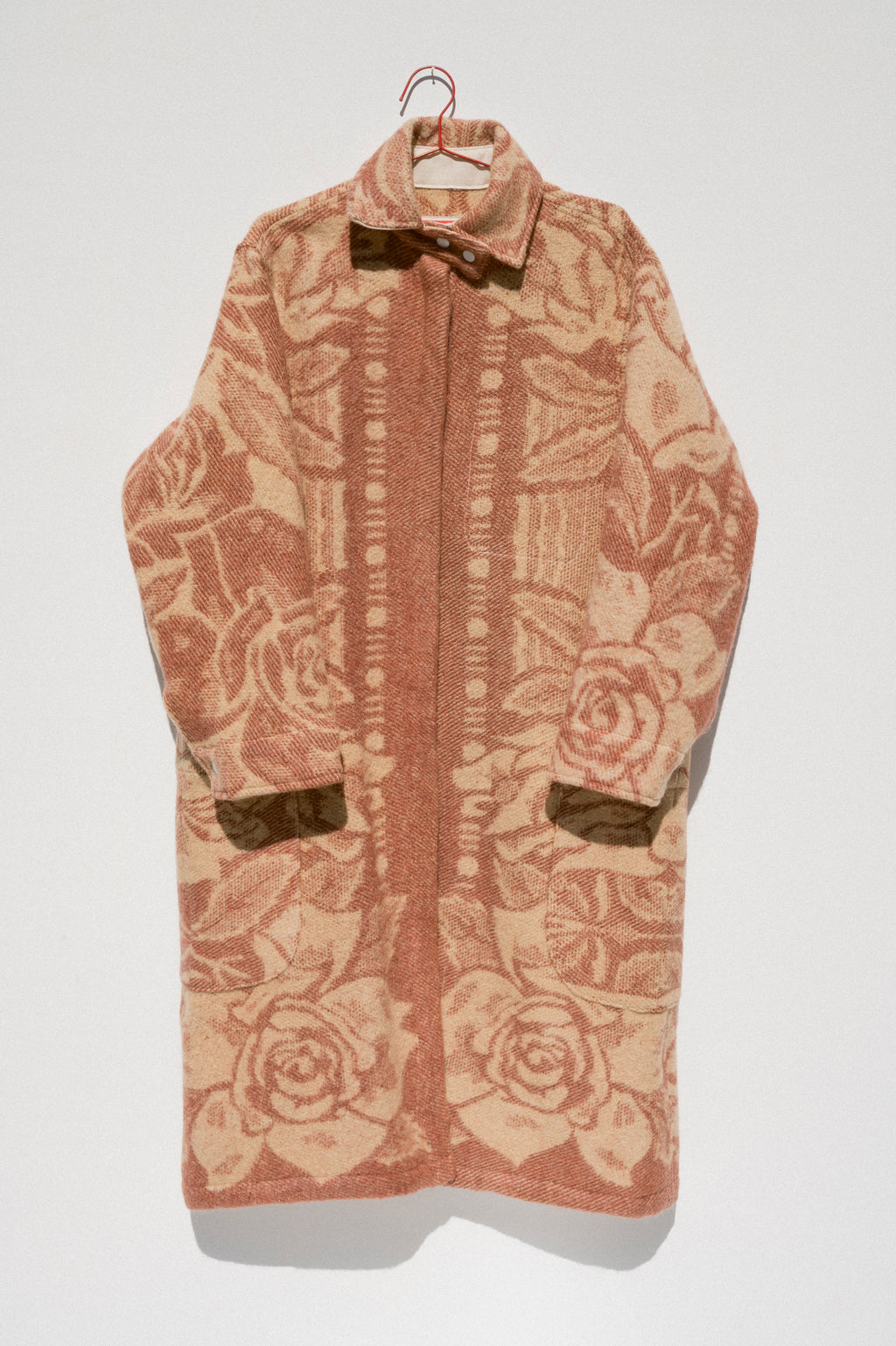 Wool Harris Duster - Deep Rose (XLarge)
