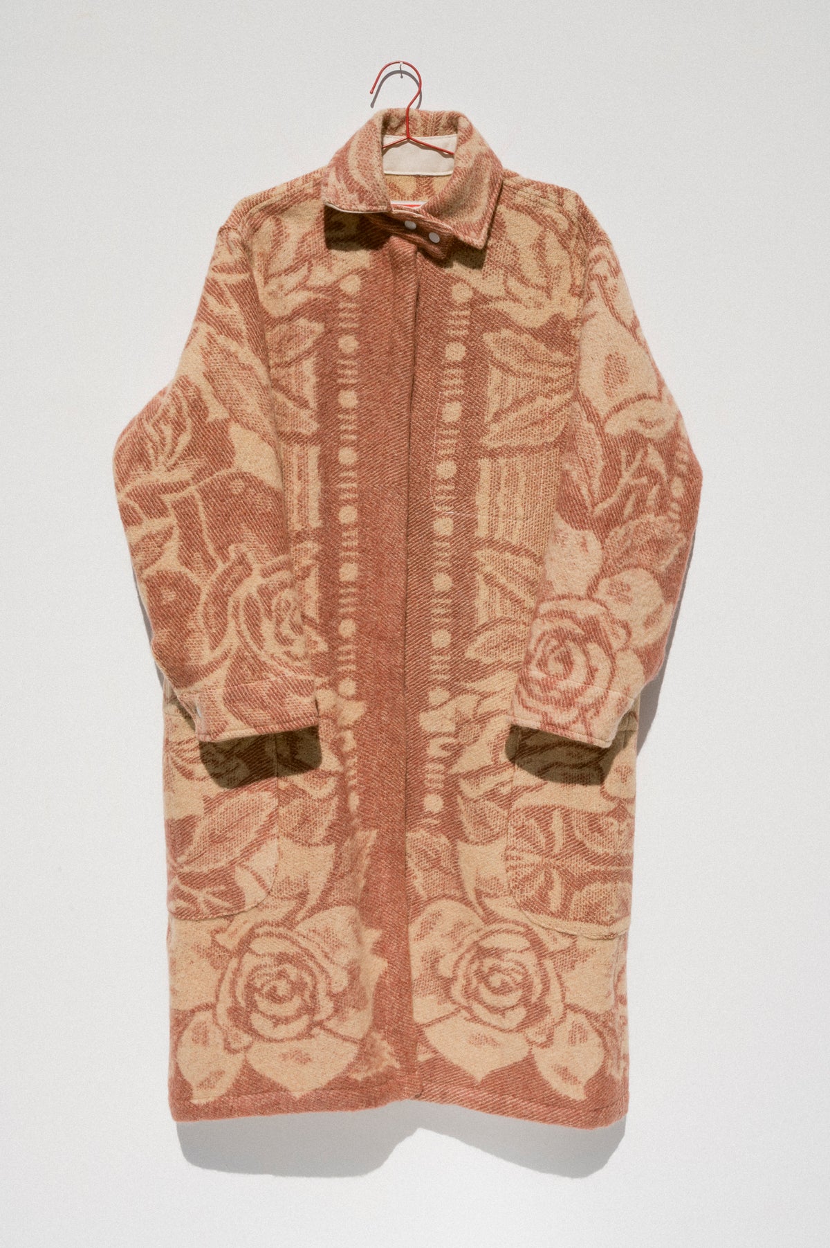 Wool Harris Duster - Deep Rose (XLarge)