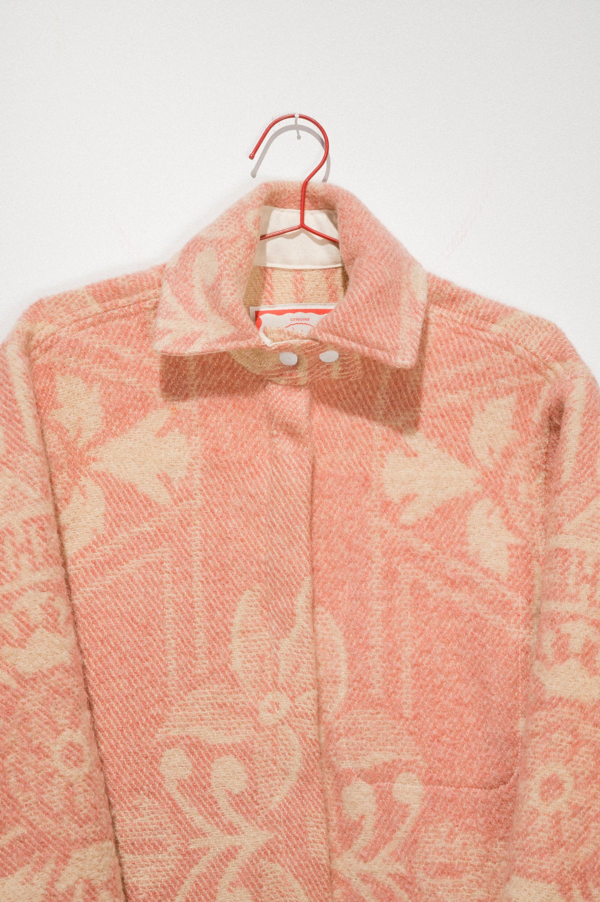 Wool Harris Duster - Pink (Small)