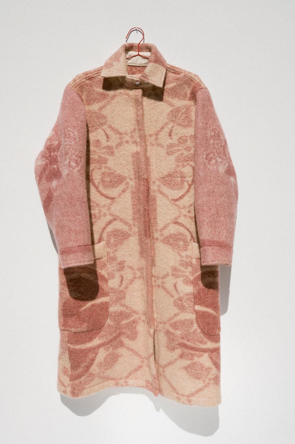Wool Harris Duster - Pale Rose (Medium)