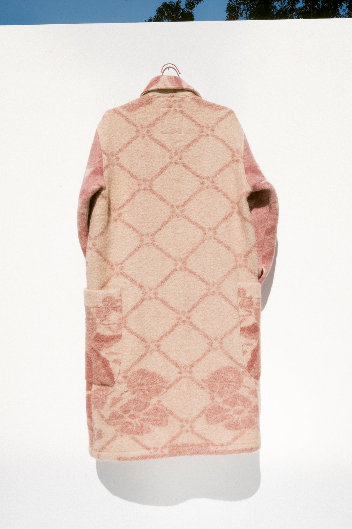 Wool Harris Duster - Pale Rose (Medium)