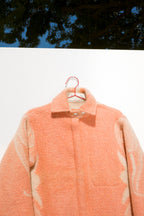 Wool Harris Duster - Coral (Small)