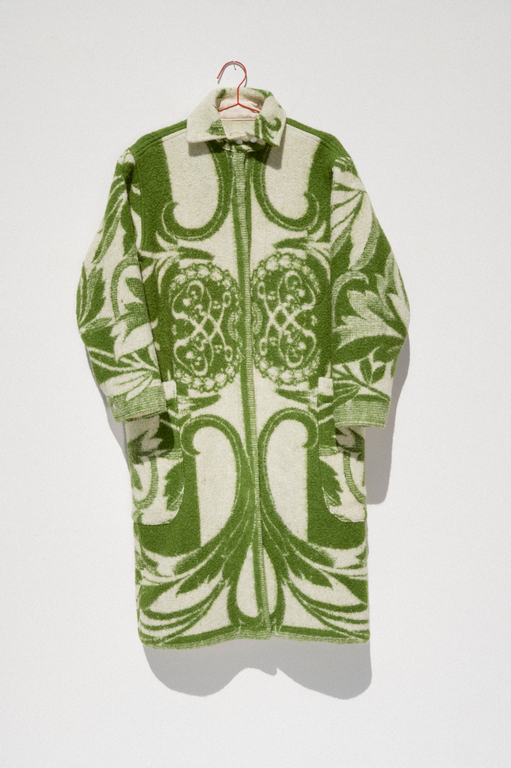Wool Harris Duster - Green (Small)