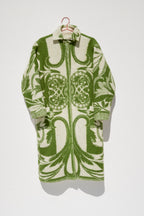 Wool Harris Duster - Green (Small)
