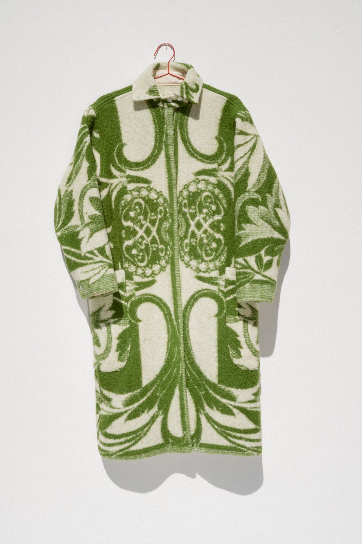 Wool Harris Duster - Green (Small)