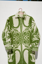 Wool Harris Duster - Green (Small)