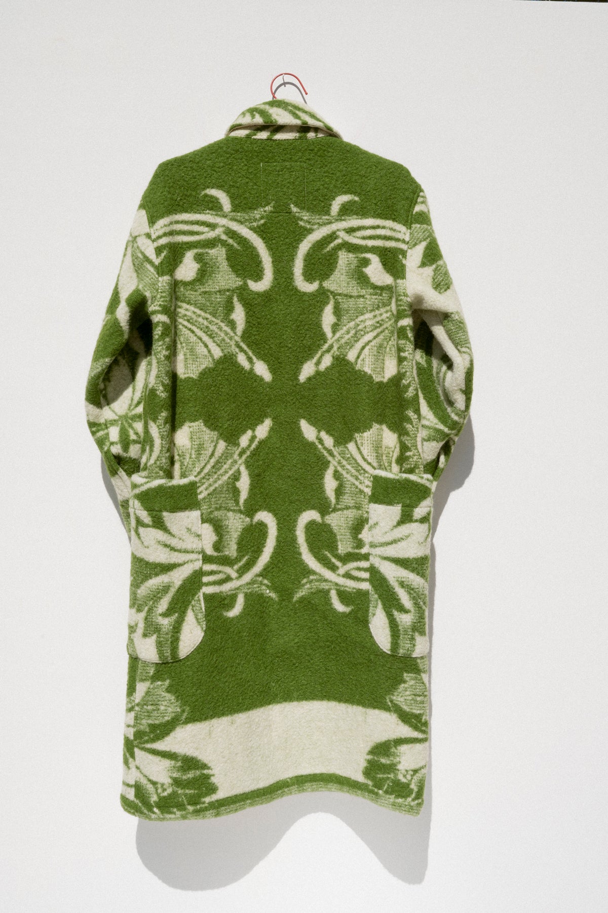 Wool Harris Duster - Green (Small)