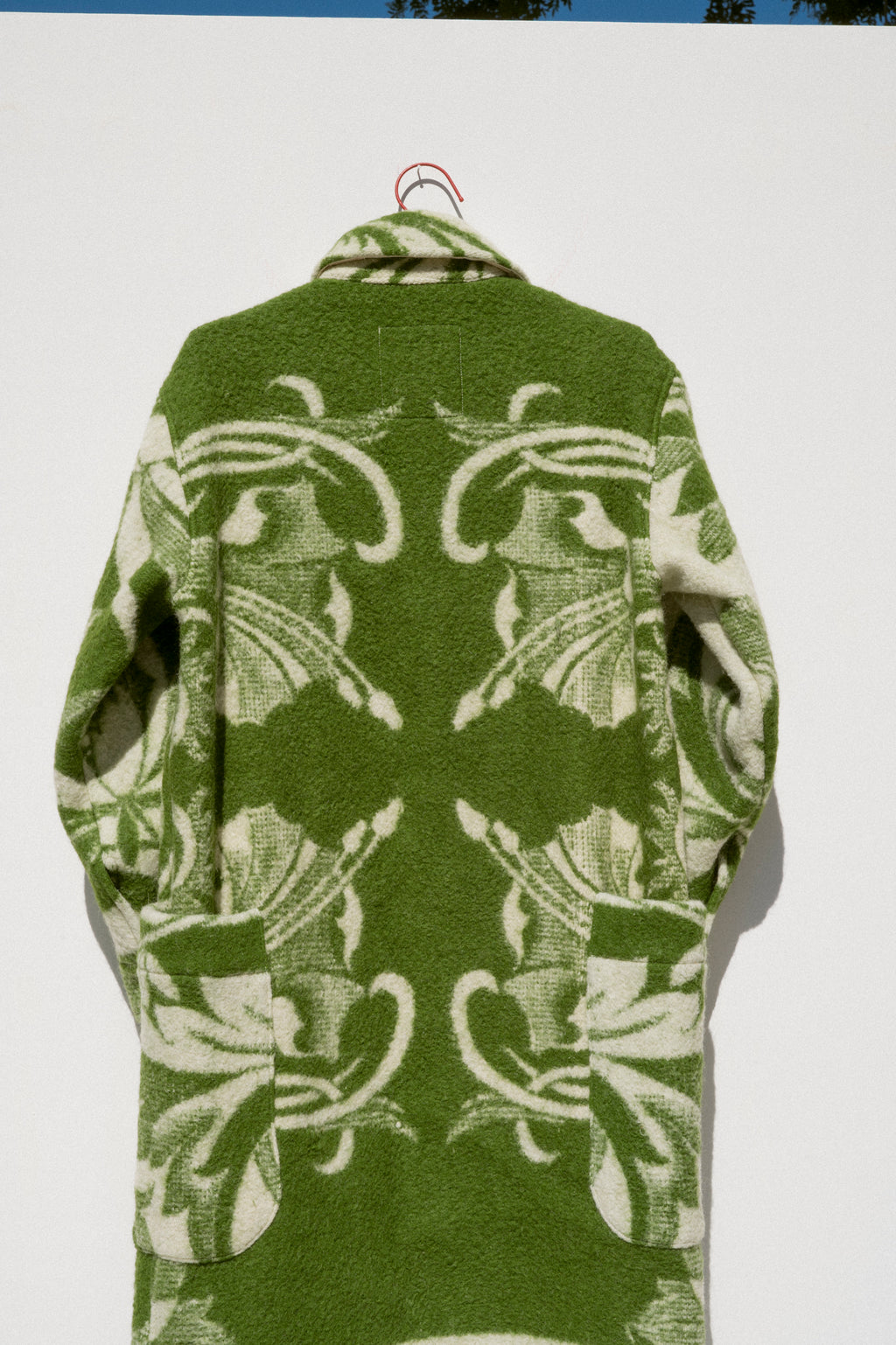 Wool Harris Duster - Green (Small)