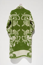 Wool Harris Duster - Green (Small)