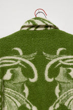 Wool Harris Duster - Green (Small)