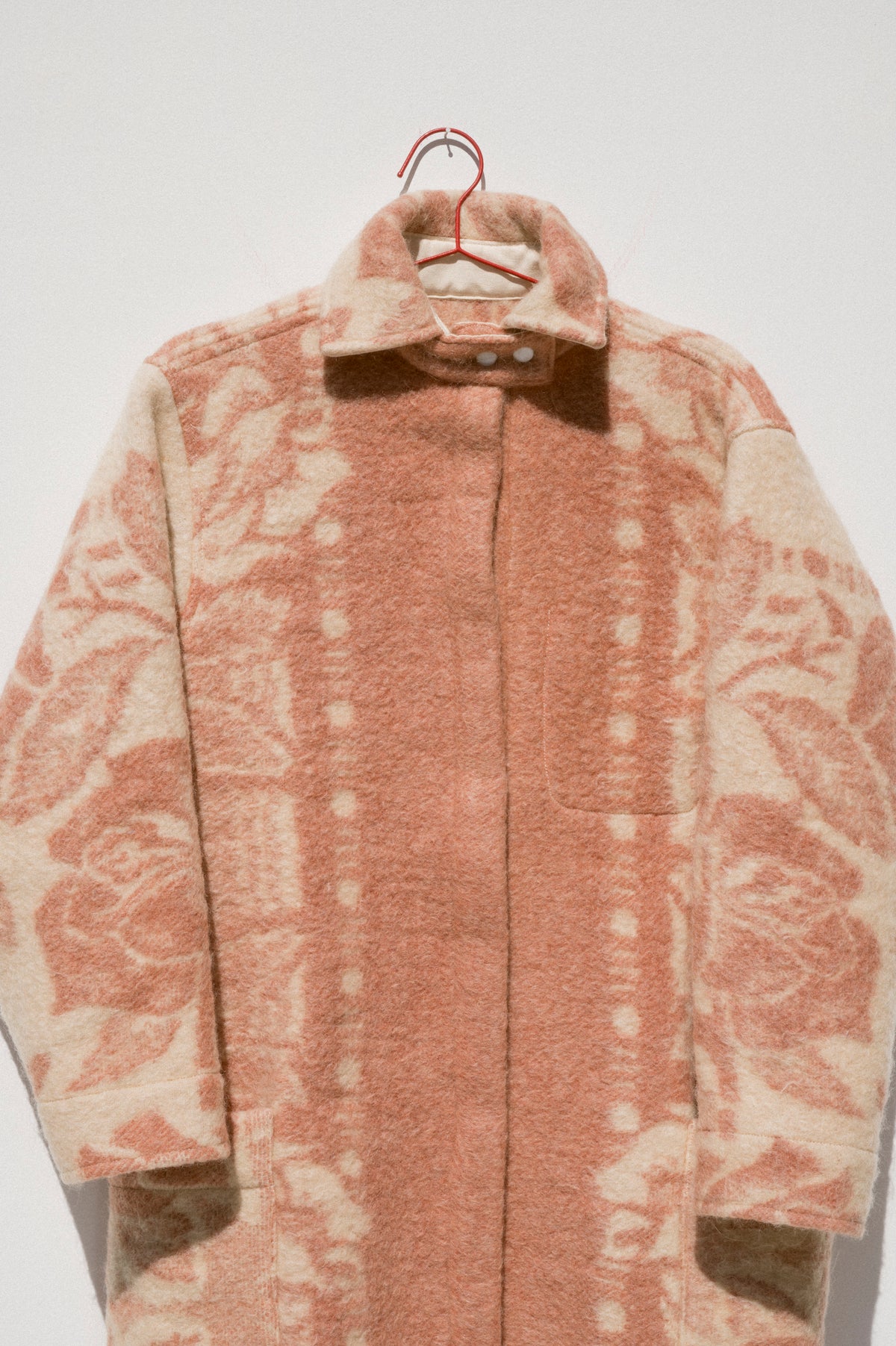 Wool Harris Duster - Pink Dawn (Small))