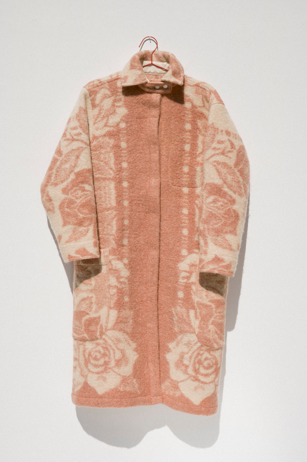 Wool Harris Duster - Pink Dawn (Small))