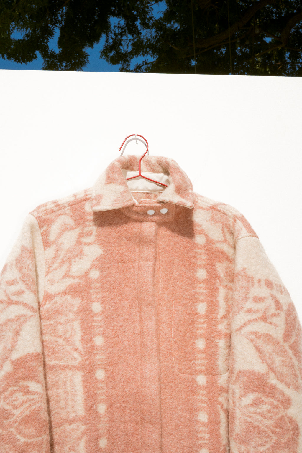 Wool Harris Duster - Pink Dawn (Small))