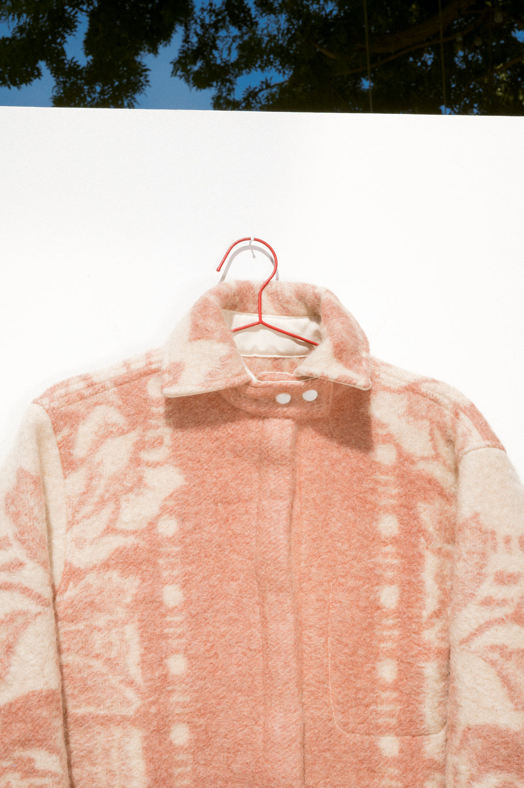 Wool Harris Duster - Pink Dawn (Small))
