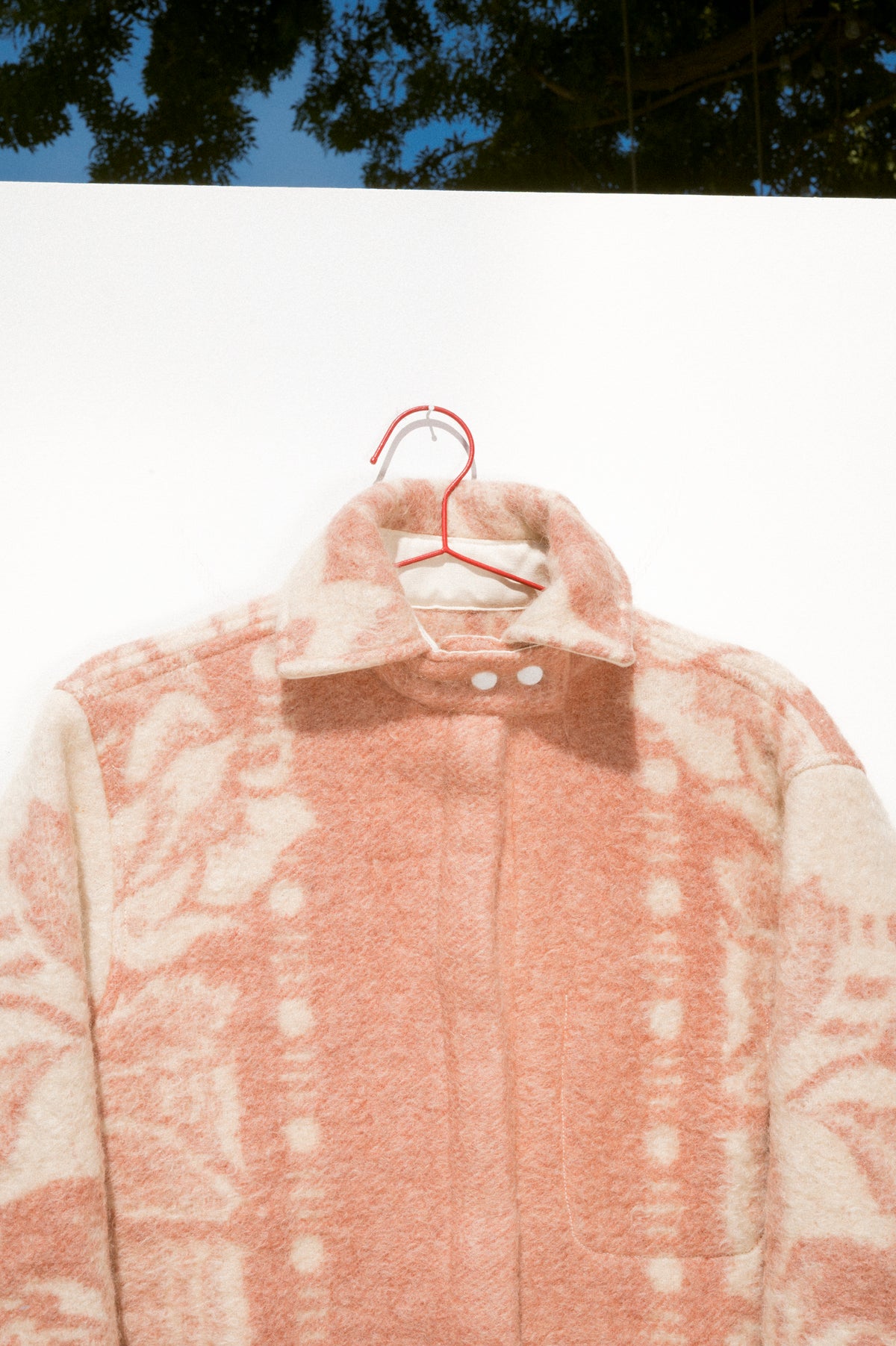 Wool Harris Duster - Pink Dawn (Small))
