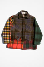 Fringe Plaid Ardmore - Charcoal (Large)