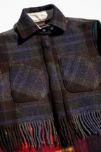 Fringe Plaid Ardmore - Charcoal (Large)