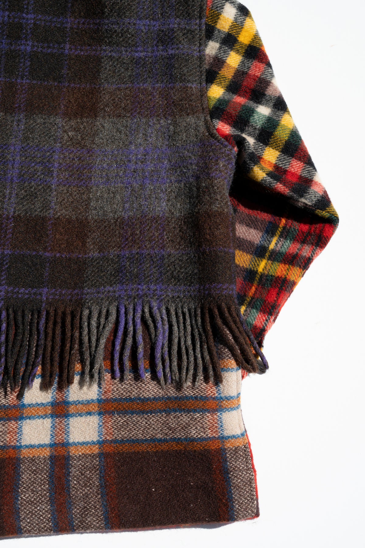 Fringe Plaid Ardmore - Charcoal (Large)