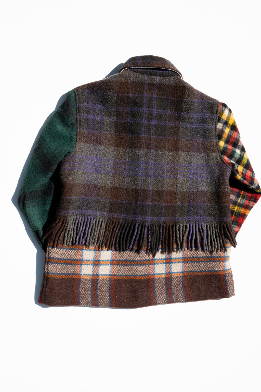 Fringe Plaid Ardmore - Charcoal (Large)