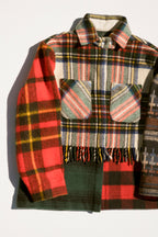 Fringe Plaid Ardmore - White (XLarge)