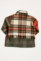 Fringe Plaid Ardmore - White (XLarge)