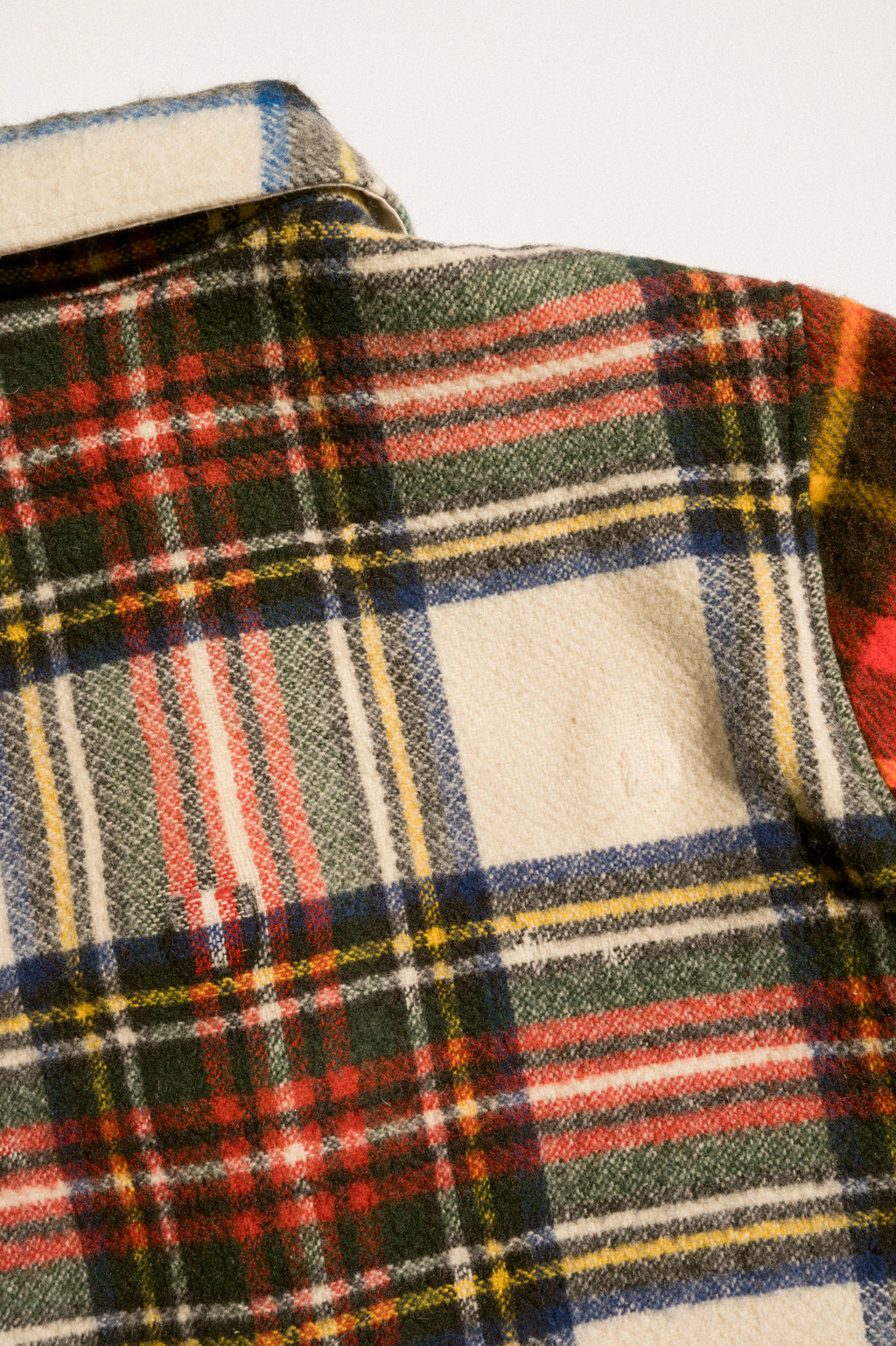 Fringe Plaid Ardmore - White (XLarge)