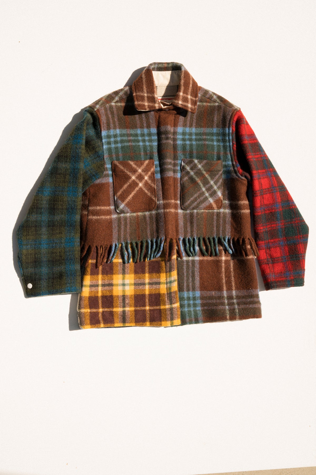 Fringe Plaid Ardmore - Brown (Medium)