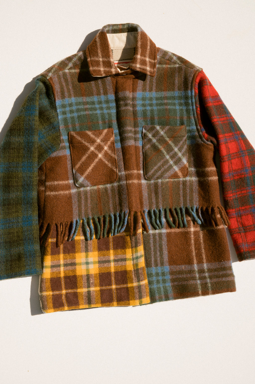 Fringe Plaid Ardmore - Brown (Medium)