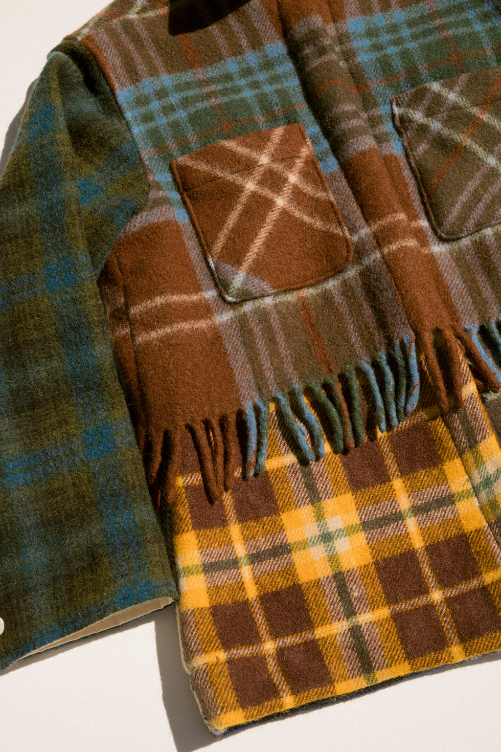 Fringe Plaid Ardmore - Brown (Medium)