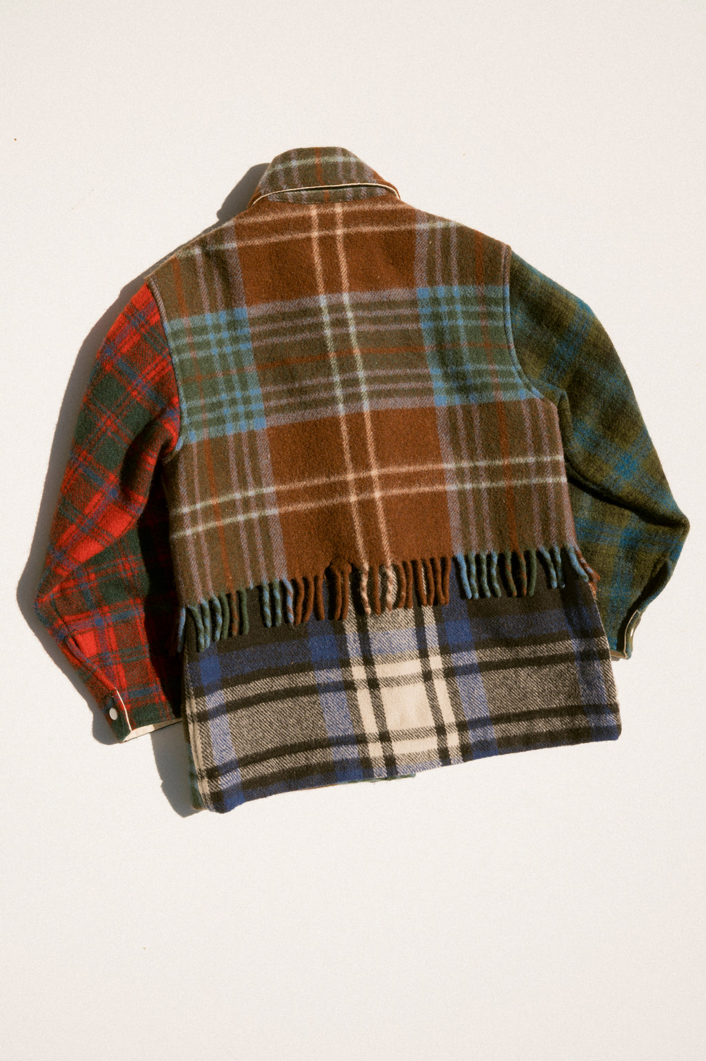 Fringe Plaid Ardmore - Brown (Medium)