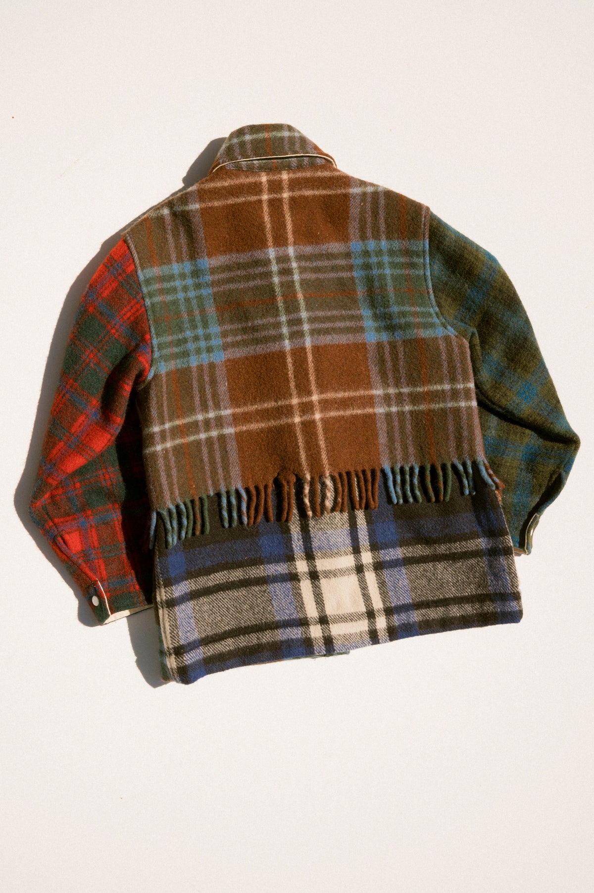 Fringe Plaid Ardmore - Brown (Medium)