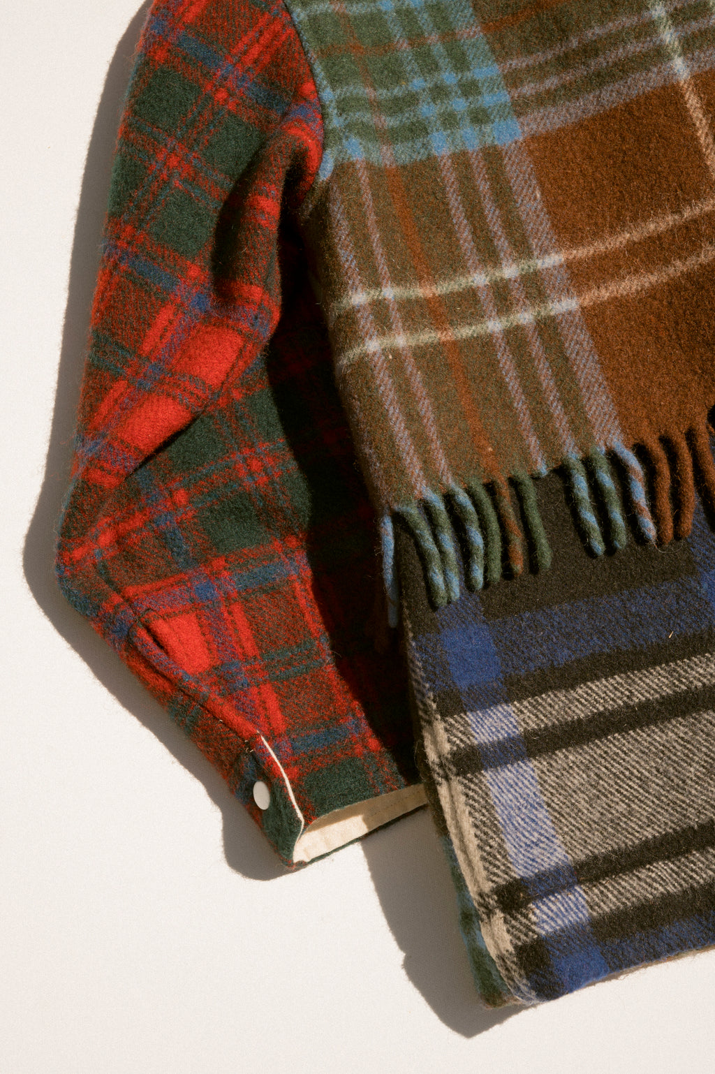 Fringe Plaid Ardmore - Brown (Medium)
