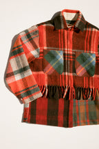 Fringe Plaid Ardmore - Red Red (XSmall)