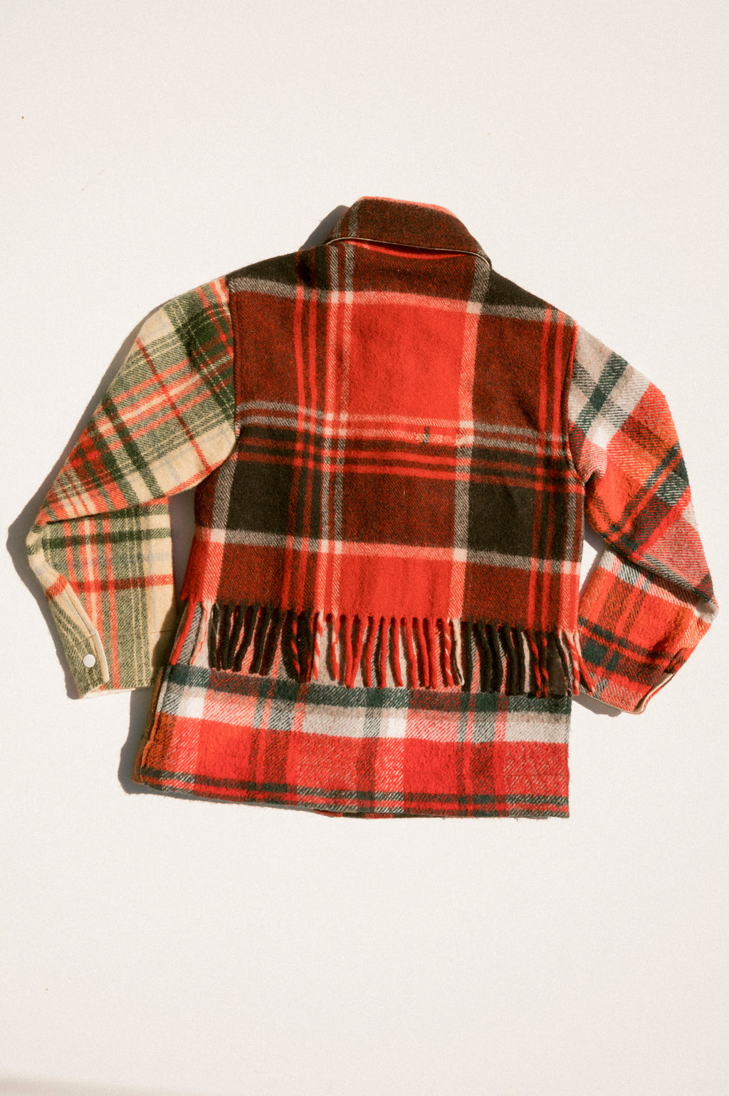 Fringe Plaid Ardmore - Red Red (XSmall)