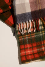 Fringe Plaid Ardmore - RW&B (Large)
